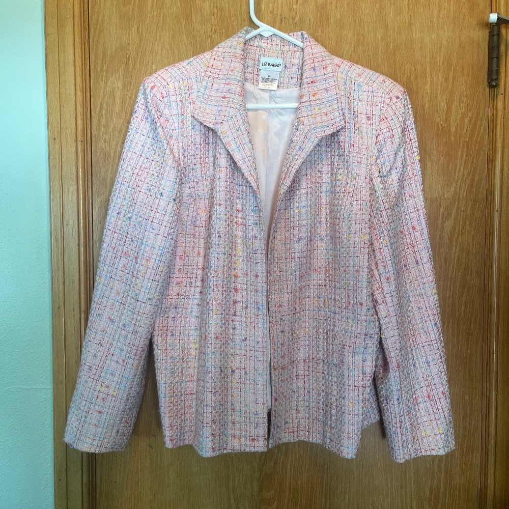 Multicolor Tweed Jacket